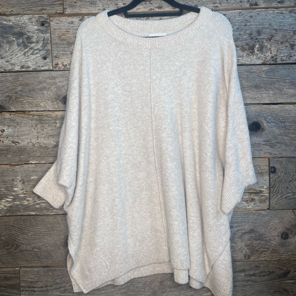 LOFT Poncho style sweater - Picture 1 of 3
